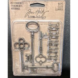 Tim Holtz idea-ology embellishments - "Keys" MIP from 2016